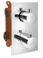 Sapho Kimura falsík alatti termosztátos zuhany csaptelep, 2-