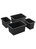 Sapho Lindo magasított fiókrendező tartó 4 db, antracit LD00