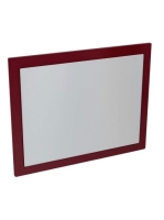 Sapho MITRA keretes tükör 72x52x4 cm, bordó MT193 - Fürdőszo
