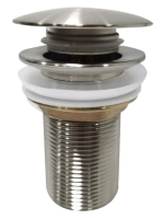 Sapho Aurum Click-clack leeresztő mosdóhoz, szálcsiszolt ino