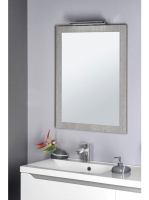 Sapho Nirox keretes tükör 60x80x3 cm, ezüst tölgy NX608-1111
