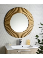 Sapho PRIDE keretes tükör, átm:900mm, bronz (PD904) - Fürdős