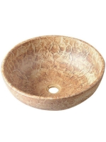 Sapho Priori kerámia mosdó 41x15 cm, barna mintás PI010 - Fü