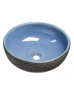 Sapho Priori kerámia mosdó 41x15 cm, kék/szürke PI020 - Fürd