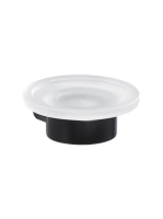 Sapho Pirenei szappantartó, matt fekete/tejüveg PI1114 - Für