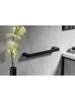 Sapho Pirenei törölközőtartó 350x66 mm, matt fekete PI213514