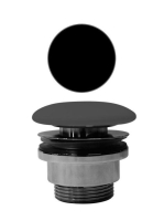 Sapho Gsi nem zárható lefolyó, túlfolyó nélkül, matt fekete