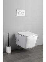 Sapho Porto Rimless fali WC csésze bidézuhannyal 36x52 cm, f