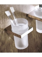 Sapho QUINNY Pohártartó - pohár, króm QE514 - Fürdőszoba - F