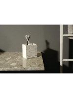 Sapho Quadrotto fogkefetartó pohár, fehér QU9802 - Fürdőszob