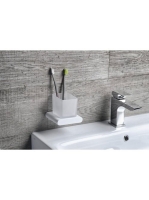 Sapho Flori tejüveges fogkefetartó pohár, matt fehér RF004/1