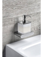 Sapho Flori tejüveges szappanadagoló, króm RF019 - Fürdőszob