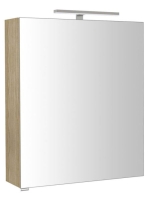 Sapho Riwa ajtós tükrös szekrény LED világítással 60x70x17 c