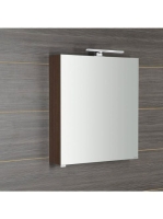 Sapho Riwa ajtós tükrös szekrény LED világítással 60x70x17 c