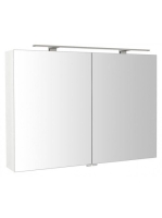 Sapho Riwa két ajtós tükrös szekrény LED világítással 101x70
