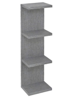 Sapho Riwa fali nyitott polcos szekrény 20x70x15 cm, ezüst t