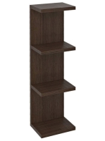 Sapho Riwa fali nyitott polcos szekrény 20x70x15 cm, rusztik