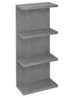 Sapho Riwa nyitott polcos szekrény 30x70x15 cm, ezüst tölgy