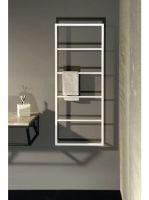 Sapho Ska fali törölközőtartó 45x115x10cm, matt fehér SKA511