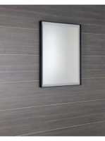 Sapho Sort tükör LED világítással 60x80 cm, matt fekete ST08