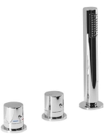 Sapho Go 2 irányú termosztátos kádperemre szerelhető 3 része