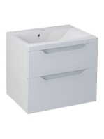 Sapho Wave II két fiókos mosdótartó szekrény 60x69x48 cm, fe