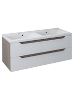 Sapho Wave II négy fiókos mosdótartó szekrény 120x50x48 cm,