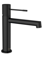 Sapho Solaris Mosdó csaptelep leeresztő nélkül, matt fekete