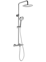 Sapho Solaris termosztátos zuhanyrendszer, króm WD139 - Fürd