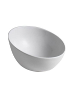 Sapho Dome Obliquo kerámia mosdó 44,5x44,5 cm, fehér WH031 -