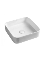 Sapho Blade kerámia mosdó 40x40 cm, fehér WH050 - Fürdőszoba