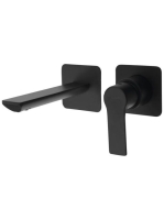 Sapho Pax fali mosdó csaptelep, matt fekete XA08/15 - Fürdős