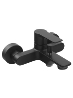 Sapho Pax falii kádtöltő csaptelep zuhanyváltóval, matt feke