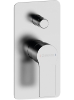 Sapho Pax falba süllyesztett 2-irányú zuhany csaptelep, króm