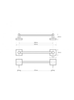 Bemeta BETA 65 cm törölközőtartó 132104042 - Fürdőszoba - Fü