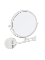 Bemeta White Kozmetikai tükör 200 mm átmérővel fehér (112201