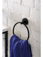 Bemeta Dark törölköző tartó, fekete (104104060) XR411B - Für