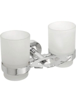 Sapho OMEGA fogkefetartó pohárral, króm 104110042 - Fürdőszo
