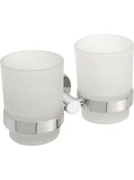 Bemeta OMEGA dupla pohár tartó, króm 104110022 - Fürdőszoba