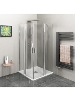 Polysan Zoom Line szögletes zuhanykabin 90x90 cm transzparen