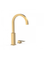 Tres Cuadro Exclusive magasított 2-lyukú mosdó csaptelep Mat