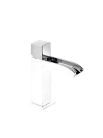 Tres Cuadro Exclusive mosdó csaptelep Cascade kiöntővel Króm