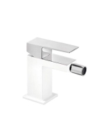 Tres Cuadro Exclusive bidé csaptelep Króm/Fehér 00612001BL -