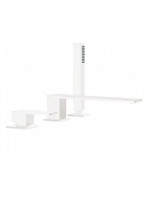 Tres Cuadro Exclusive 3-lyukú kádcsaptelep Matt Fehér 006161