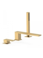 Tres Cuadro Exclusive 3-lyukú kádcsaptelep Matt Arany 006161