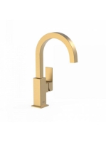 Tres Cuadro Exclusive magasított mosdó csaptelep Matt Arany