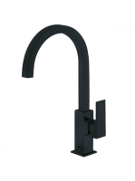 Tres Cuadro Exclusive magasított mosdó csaptelep Matt Fekete