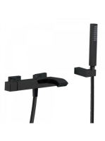 Tres Cuadro Exclusive kád csaptelep Cascade kifolyóval Matt