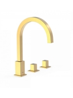 Tres Cuadro Exclusive 3-lyukú mosdó csaptelep Polírozott Ara