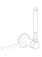 Tres Study Exclusive törölközőtartó fali bidé csaptelephez,